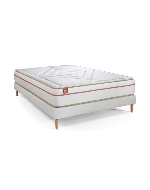 Ensemble LE PAISIBLE sommier kit blanc