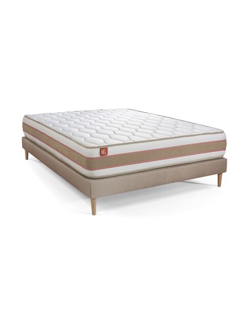 Pack LE DÉLICAT sommier kit beige