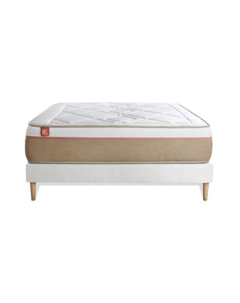 Ensemble LE SOYEUX sommier kit blanc