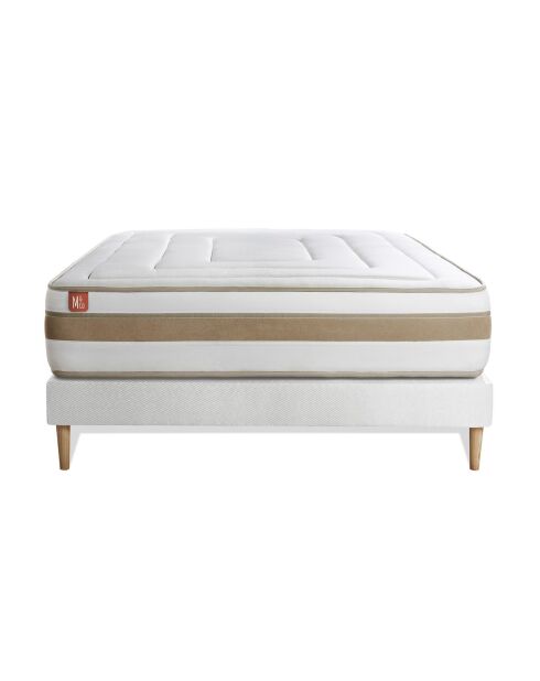 Ensemble LE RAFFINÉ sommier kit blanc
