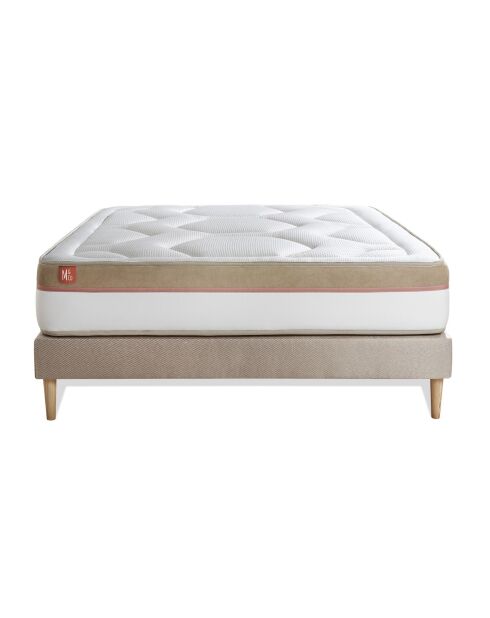 Ensemble LE COSY sommier kit beige