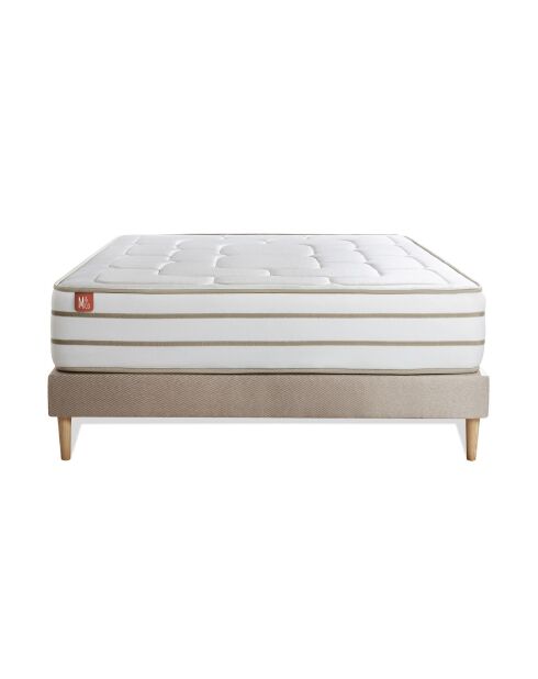 Ensemble LE DOUILLET sommier kit beige