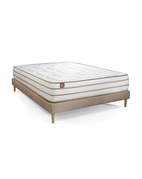Ensemble LE DOUILLET sommier kit beige