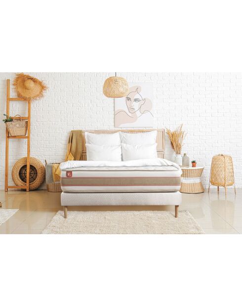 Pack LE DÉLICAT sommier kit blanc