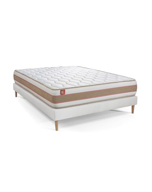Pack LE DÉLICAT sommier kit blanc