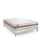 Pack LE TENDRE sommier kit blanc