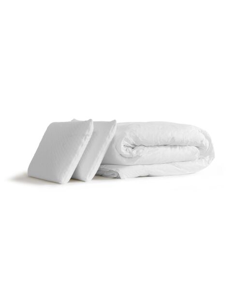 Pack LE TENDRE sommier kit blanc