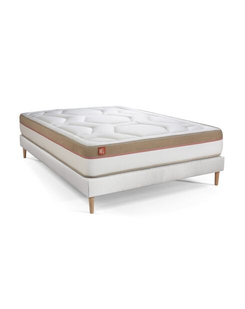 Pack LE COSY sommier kit blanc