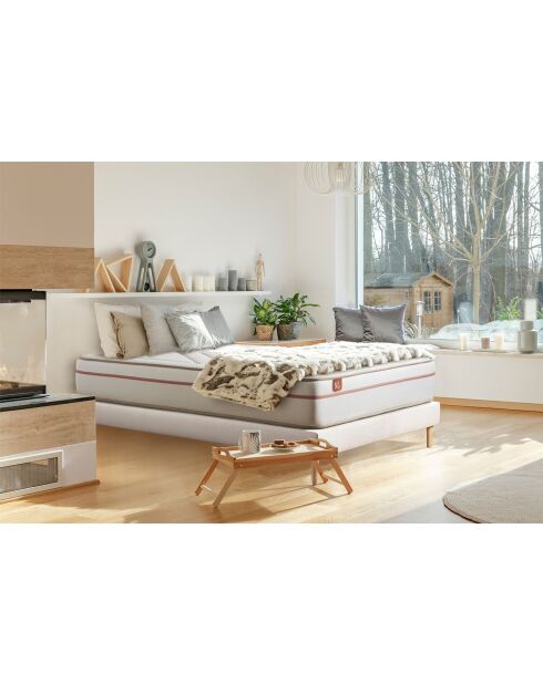Pack LE PAISIBLE sommier kit blanc