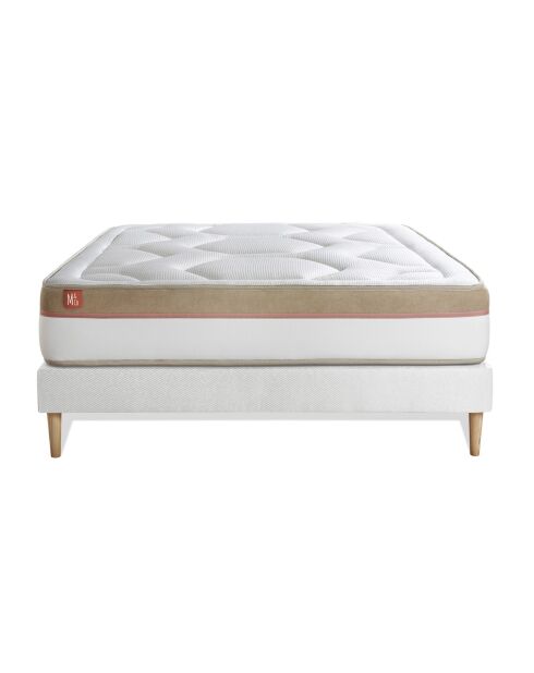 Ensemble LE COSY sommier kit blanc