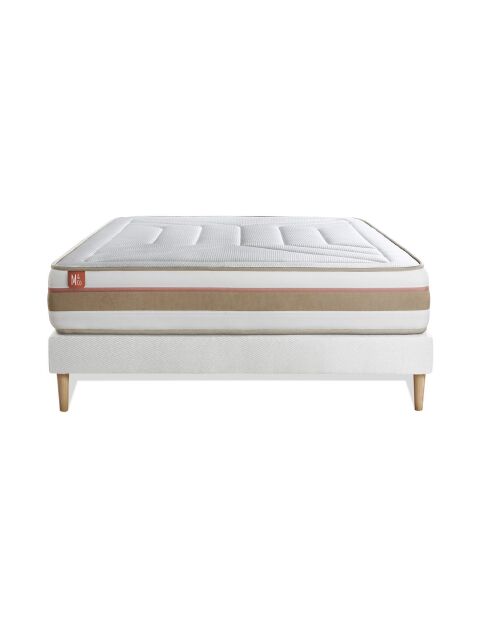 Ensemble LE TENDRE sommier kit blanc