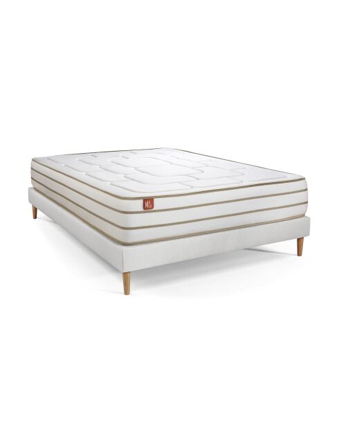 Pack LE DOUILLET sommier kit blanc
