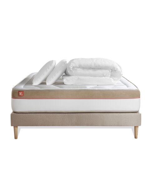 Pack LE COSY sommier kit beige