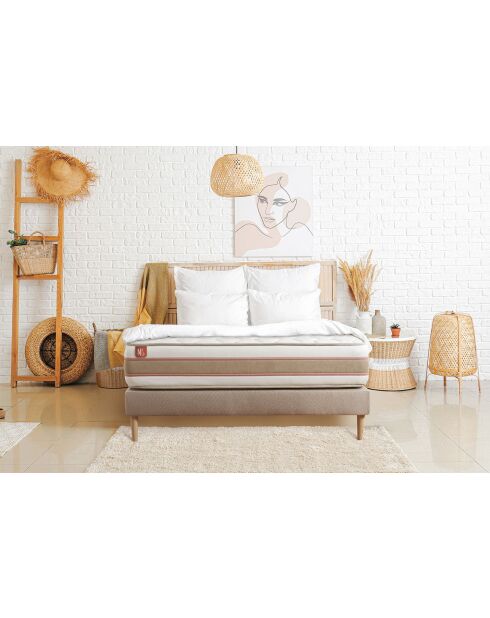 Ensemble LE DÉLICAT sommier kit beige