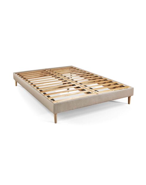 Ensemble LE DÉLICAT sommier kit beige
