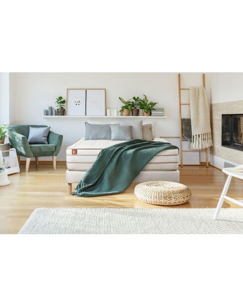 Ensemble LE DOUILLET sommier kit blanc