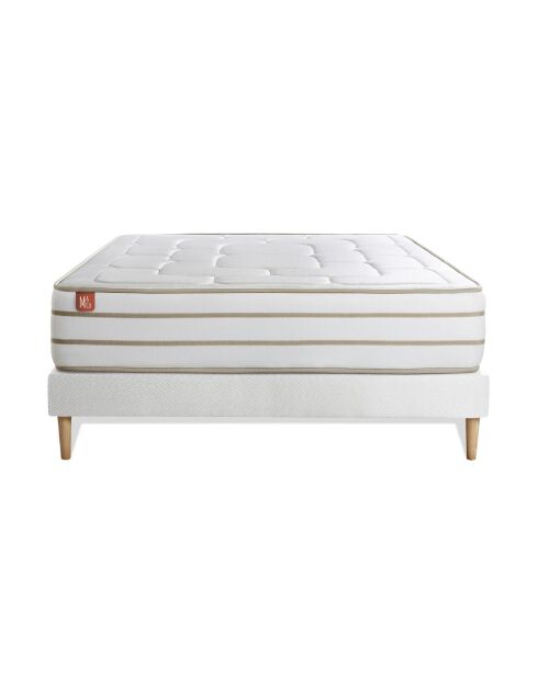 Ensemble LE DOUILLET sommier kit blanc