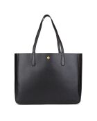 Sac cabas en Cuir Blake noir - 36x28x14cm