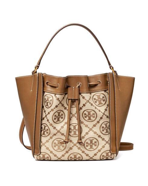 Sac cabas en Cuir Dragonfly Mcgraw Monogram Jacquard marron - 23x34x16cm