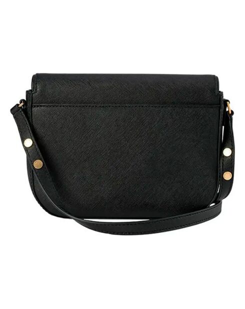 Sac bandoulière en Cuir Emerson en toile noir - 23x17x6.50cm