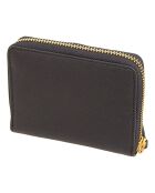 Portefeuille en Cuir Emerson noir - 11.5x9x2.5 cm