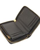 Portefeuille en Cuir Emerson noir - 11.5x9x2.5 cm