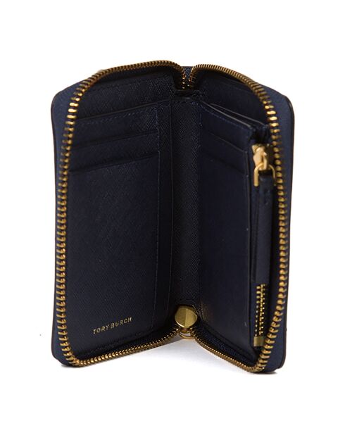 Portefeuille en Cuir Emerson noir - 11.5x9x2.5 cm