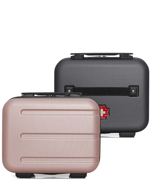 2 Vanities Aigle gris foncé/rose doré - 30x23x16 cm