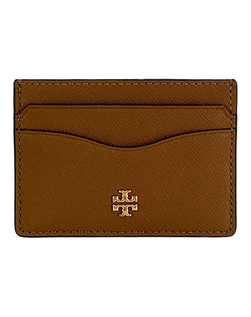 Porte-cartes en Cuir Emerson marron - 10x7x0.5 cm