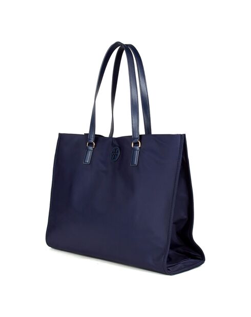 Sac cabas Ella en nylon bleu marine - 30x43x18 cm