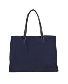 Sac cabas Ella en nylon bleu marine - 30x43x18 cm