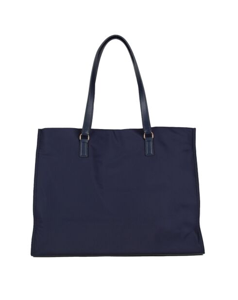 Sac cabas Ella en nylon bleu marine - 30x43x18 cm