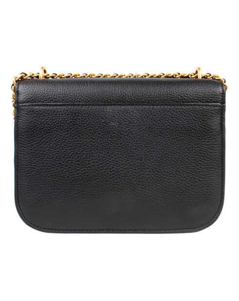 Borsa a tracolla Britten nera in pelle - 24x8x18 cm