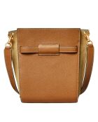 Sac seau en Cuir Lee Radziwill camel - 24.5x18x11 cm