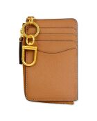 Porte-cartes en Cuir Emerson marron - 10.0x7.5x0.8 cm