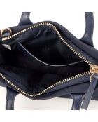 Ella handtas in marineblauw nylon - 18x7x11 cm