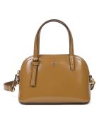 Sac à main en Cuir Emerson Dôme vernis cognac - 20x25x8 cm