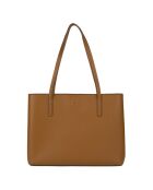 Sac cabas en Cuir Blake Center cognac - 33x25x11 cm