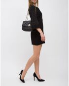 Bandolera negra Willa - 29x20x10 cm