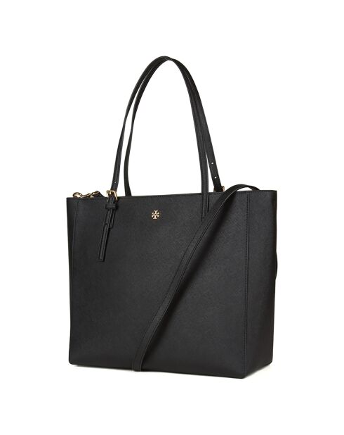 Sac cabas en Cuir Emerson noir - 29x40x12 cm