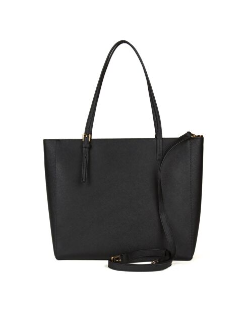 Sac cabas en Cuir Emerson noir - 29x40x12 cm