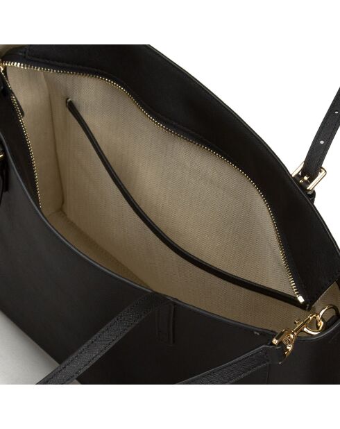 Sac cabas en Cuir Emerson noir - 29x40x12 cm