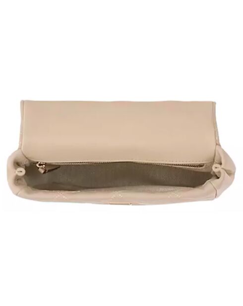 Sac à main en Cuir Willa beige - 23x17x8 cm