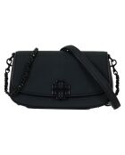 Sac bandoulière en Cuir Britten Matte convertible noir - 22x6.5x12 cm