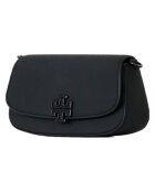 Sac bandoulière en Cuir Britten Matte convertible noir - 22x6.5x12 cm