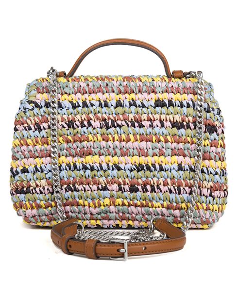 Sac à main Willa Raffia  multicolore - 20x15x8 cm