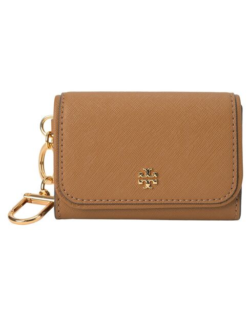 Porte-cartes en Cuir Emerson marron - 11x9x2.5 cm