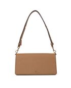 Borsa a tracolla convertibile Emerson in pelle marrone - 25x14x7 cm