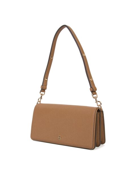 Borsa a tracolla convertibile Emerson in pelle marrone - 25x14x7 cm