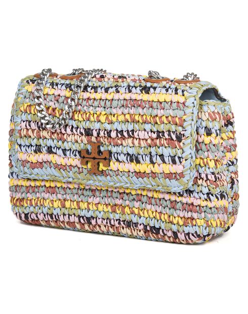 Sac bandoulière en raphia Willa multicolore - 27x16x8 cm